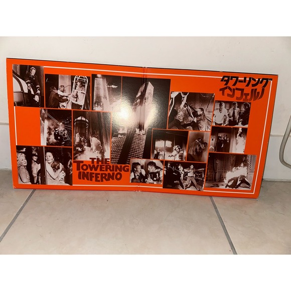 The Towering Inferno Japanese edition Laserdisc Warner Home Video STEVE McQUEEN - Picture 5 of 12